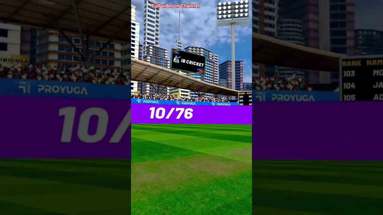 IB Cricket Live| Real Life Graphics and super workout 