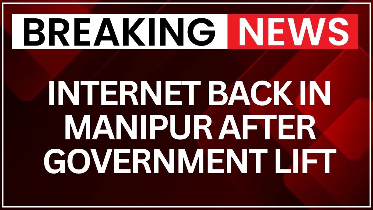 Manipur Govt Lifts Internet Suspension: Connectivity Restored Across State | NewsX