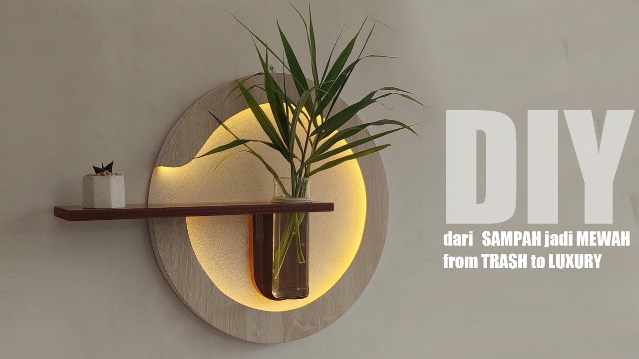 DIY MEMANFAATKAN TRIPLEK BEKAS UNTUK DEKORASI RUMAH MODERN