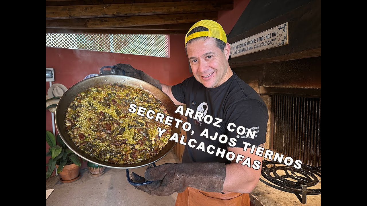 ARROZ CON SECRETO, AJOS TIERNOS Y ALCACHOFAS