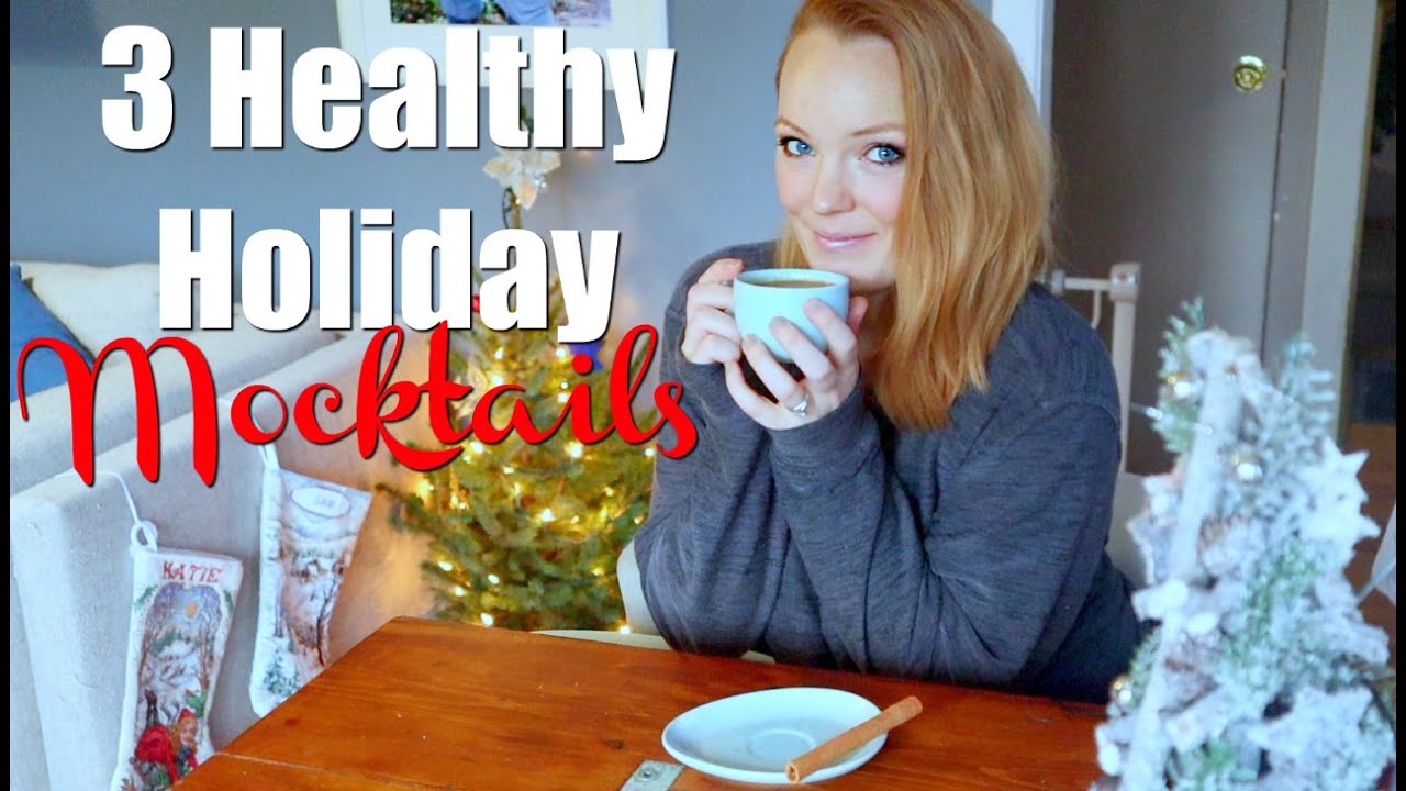 3 HEALTHY HOLIDAY MOCKTAILS | KID-FRIENDLY CHRISTMAS DRINKS!!!