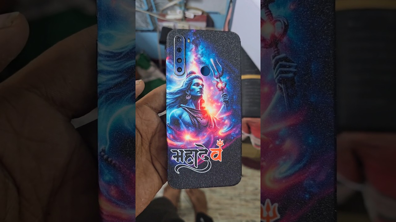back sticker Mobile,Redmi Note 8 new back sticker Mobile #mobilesticker #shots #short