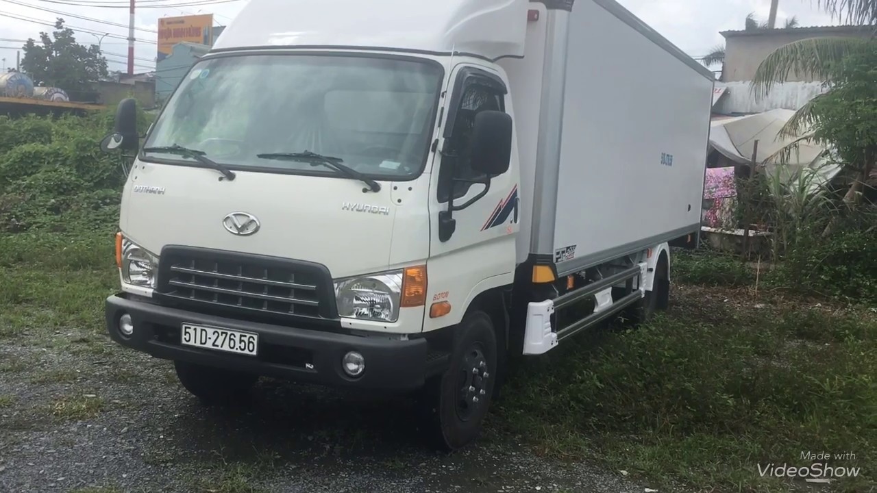 Hyundai Do Thanh HD120sl 8 Tấn Th&ugrave;ng combosit d&agrave;i 6m3