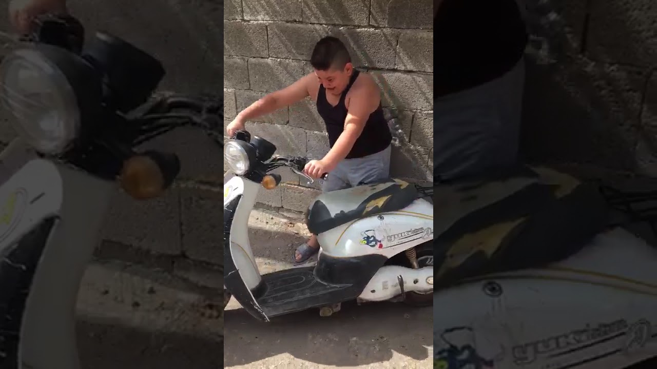 Motor kaçıran çocuk sonuna çok dikkatli dinleyin😂😂