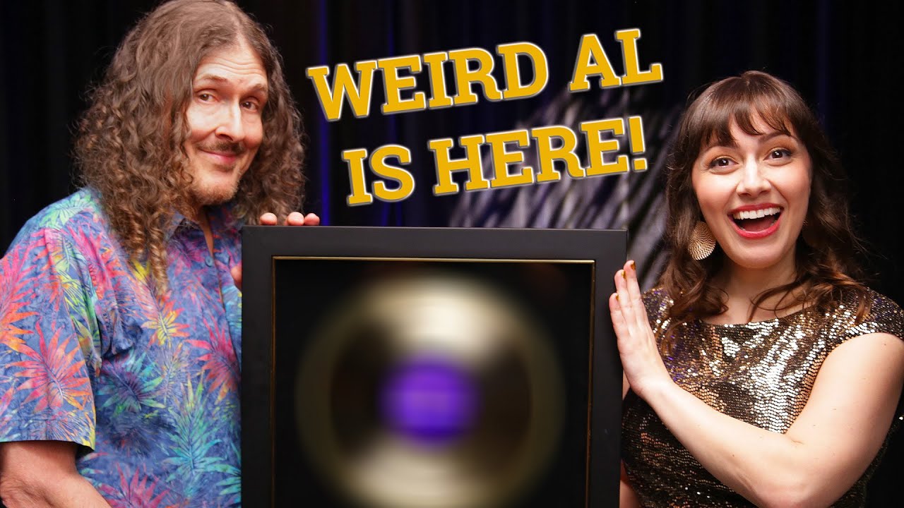 WEIRD AL AND I UNBOX MY GOLD RECORD! 📀🤯