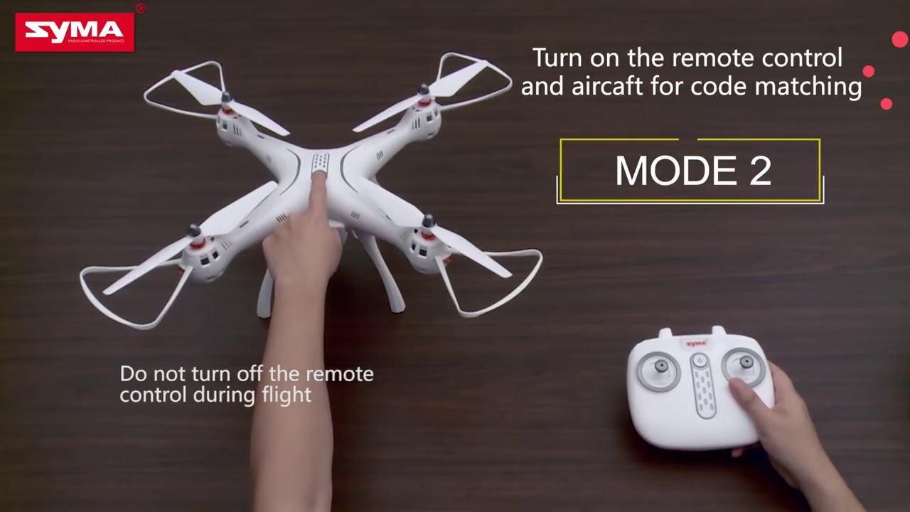 SYMA X8 PRO Tutorial Video