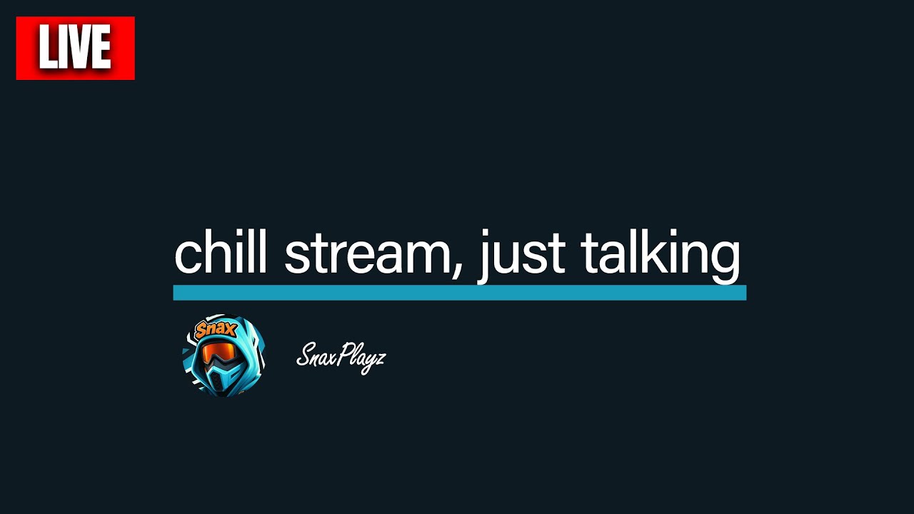 🔴LIVE - chill stream