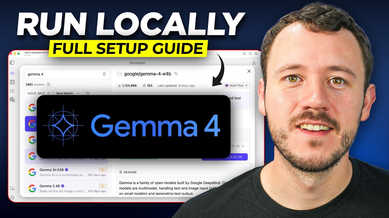 Gemma 4: Запуск новой модели искусственного интеллекта Google локально (полное руководство по нас...
