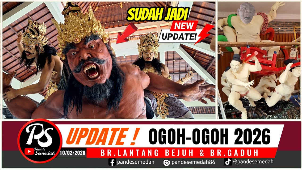 UPDATE TERKINI ! Ogoh ogoh 2026  ‼️ Keliling Denpasar 10/02/2026