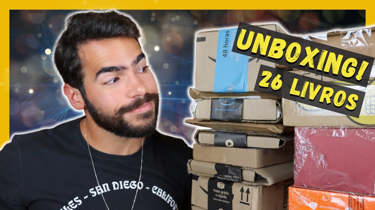 26 LIVROS: UNBOXING DA PRIME DAY, BIENAL E RECEBIDOS | Me Acabei de Ler