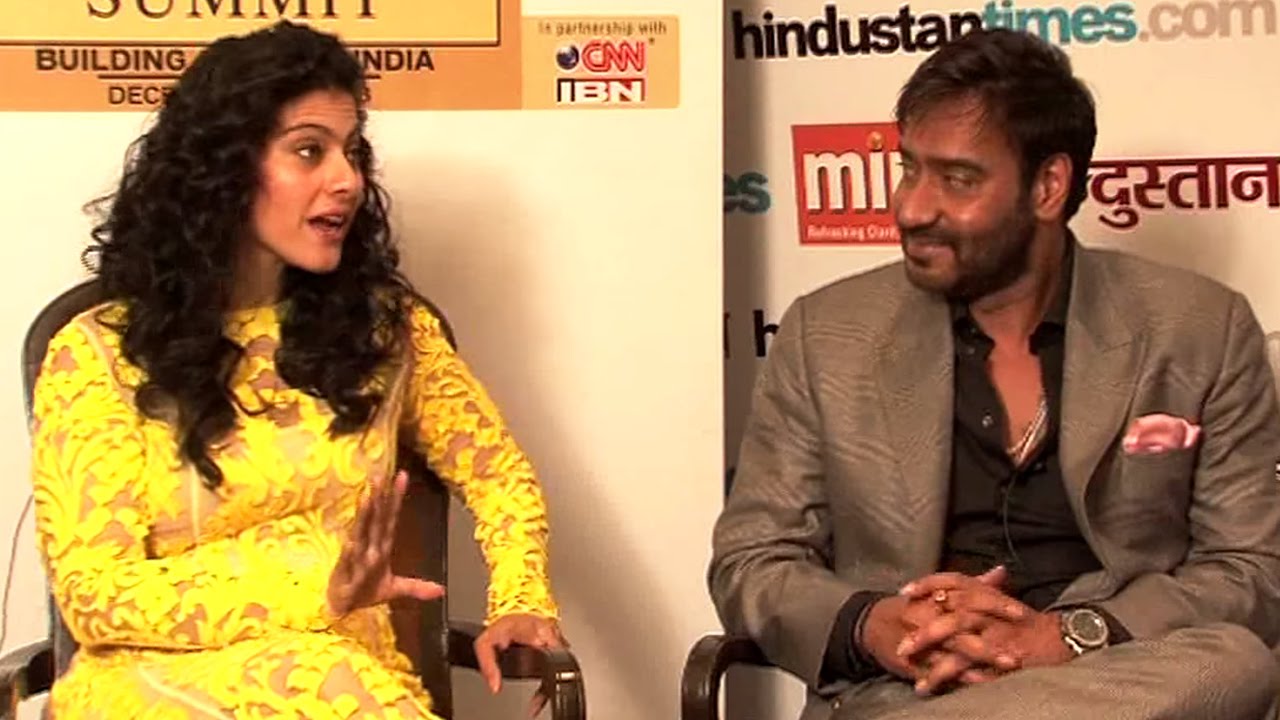 We're a typical Middle-Class family - Kajol & Ajay Devgn | HT Leadership Summit 2013