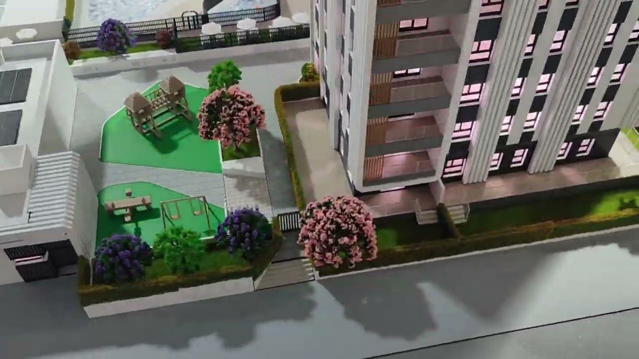 Maqueta edificio Célere Bifaz by Axfito Model