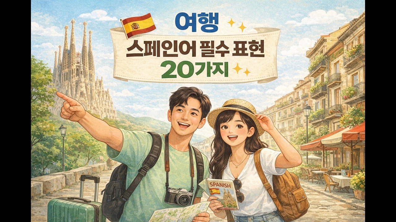 여행 스페인어 필수 표현 20!!!
