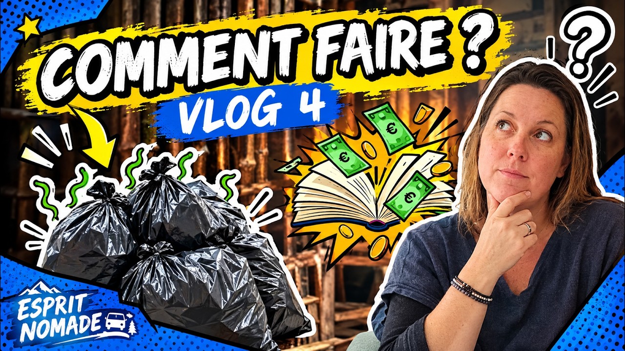 Vlog #4 | Chroniques Nomades : Sept Livres 📚​, un Foyer et un Scandale Silencieux 🛑​