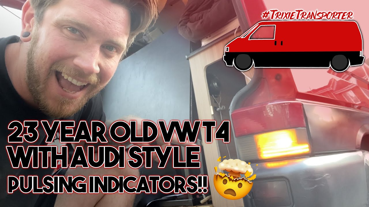 VW T4 - My 23 Year Old Van Now Has Audi Style Sequential Indicators!! 🤯