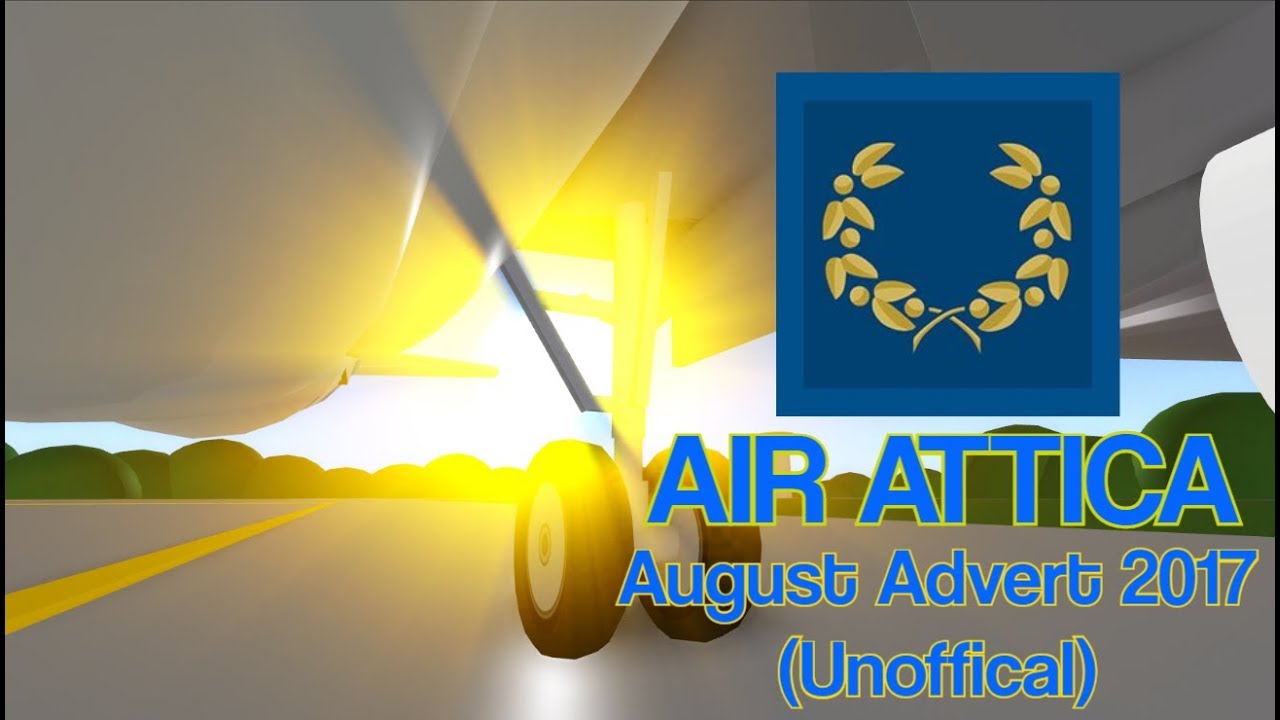 Air Attica | August Advert 2017 (Unofficial)