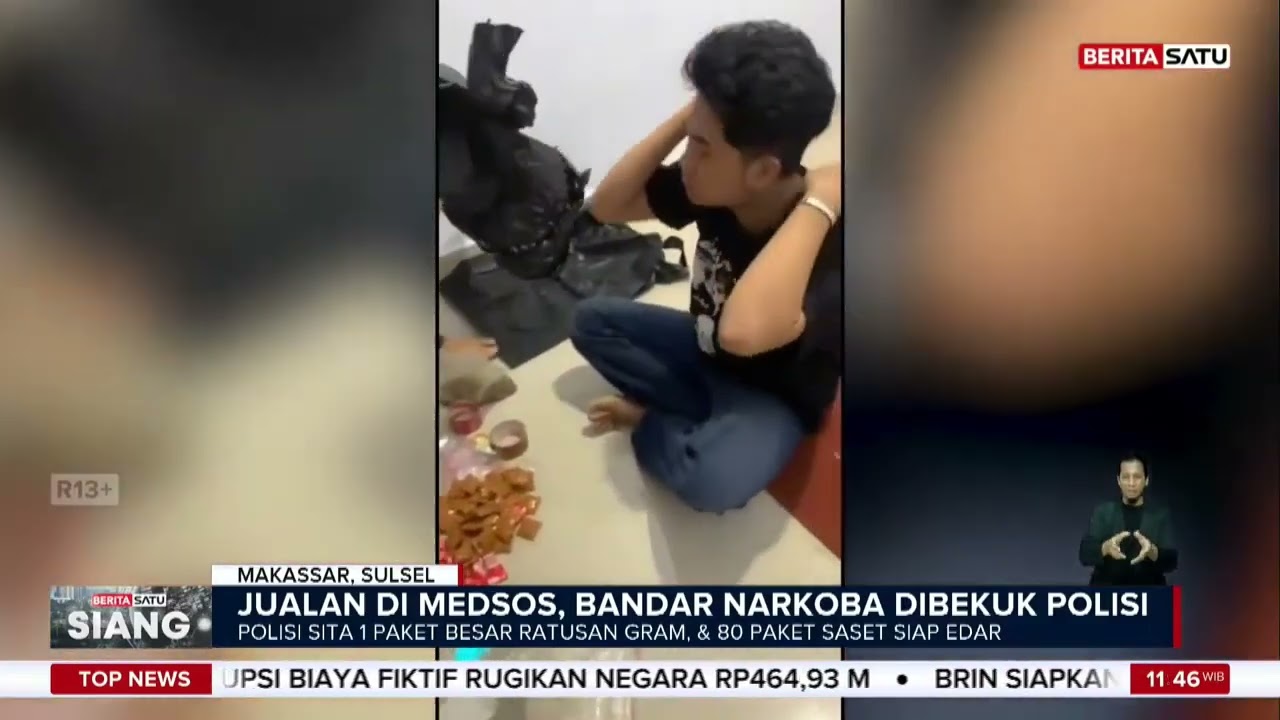 Edarkan Tembakau Sintetis, Pria di Makassar Dicokok Polisi #Beritasatu