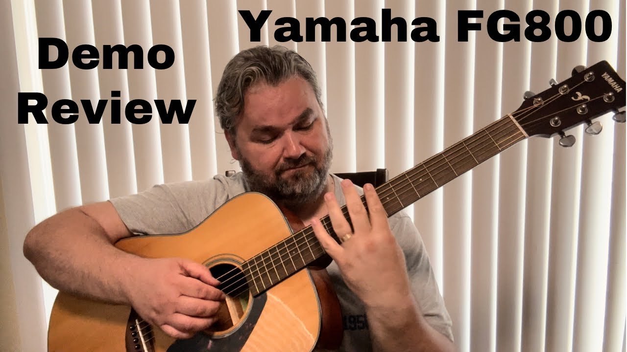 Yamaha FG800 Acoustic Guitar Demo Review