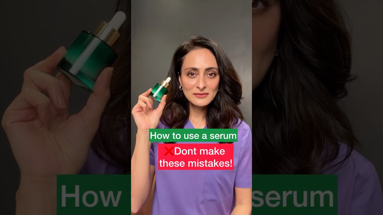 How to use a serum? Dermatologist explains