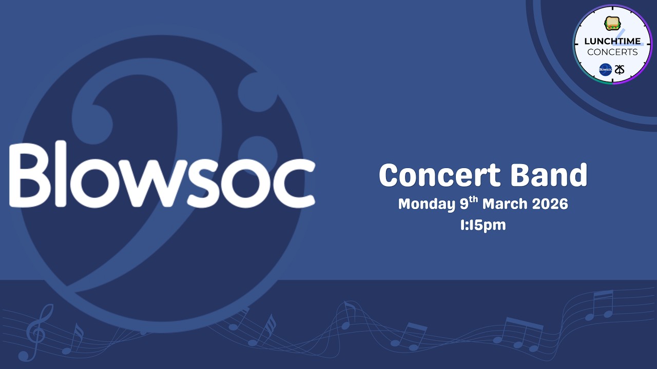 Concert Band Lunchtime Concert - Monday 9th March 2026