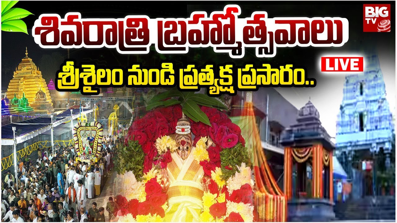 Live From Srisailam Maha Shivaratri Brahmotsavam 2026 |  శివరాత్రి బ్రహ్మోత్సవాలు 2026 | BIG TV