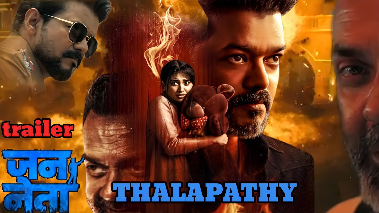 JAN NETA New Movie Trailer Hindi Vijay | H Vinoth | Anirudh | Pooja Hegde | Thalapathy