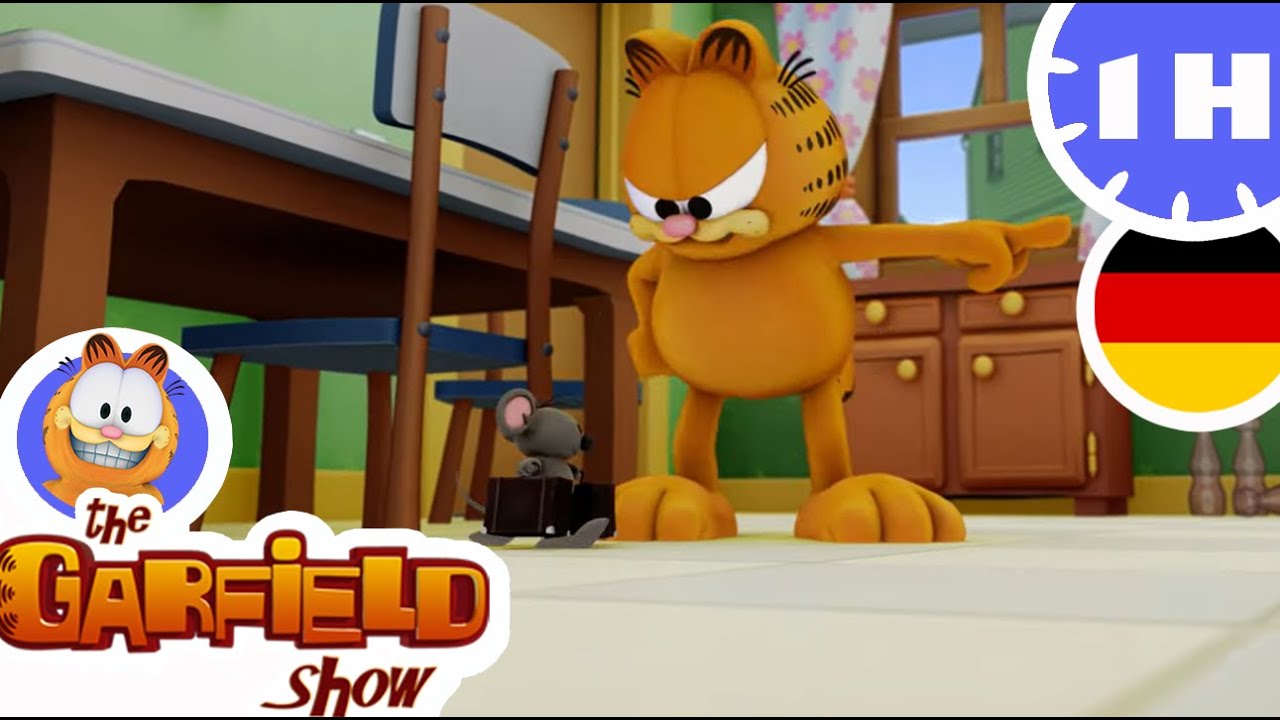 😼 Garfield jagt eine Maus aus seinem Haus 🐭 Garfield Episoden Compilation