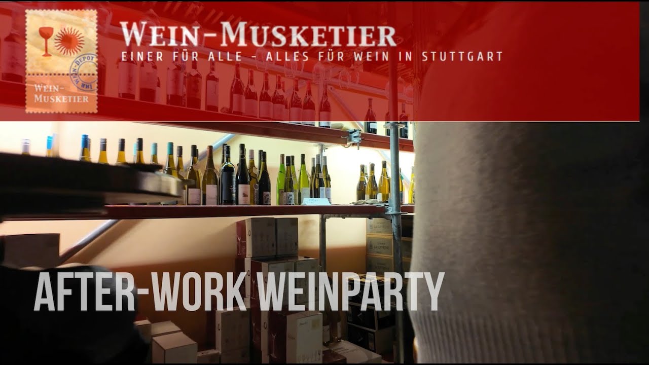 After-Work-Weinpartys in Stuttgart-Degerloch bei Ihrem WEIN-MUSKETIER Guido Keller