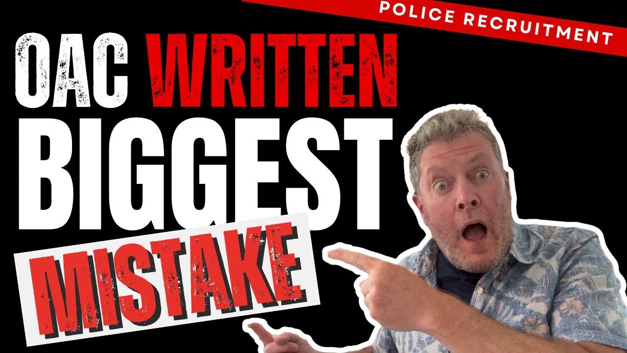 Набор в полицию | Избегайте этой САМОЙ БОЛЬШОЙ ошибки в письменном виде в онлайн-центре оценки #u...