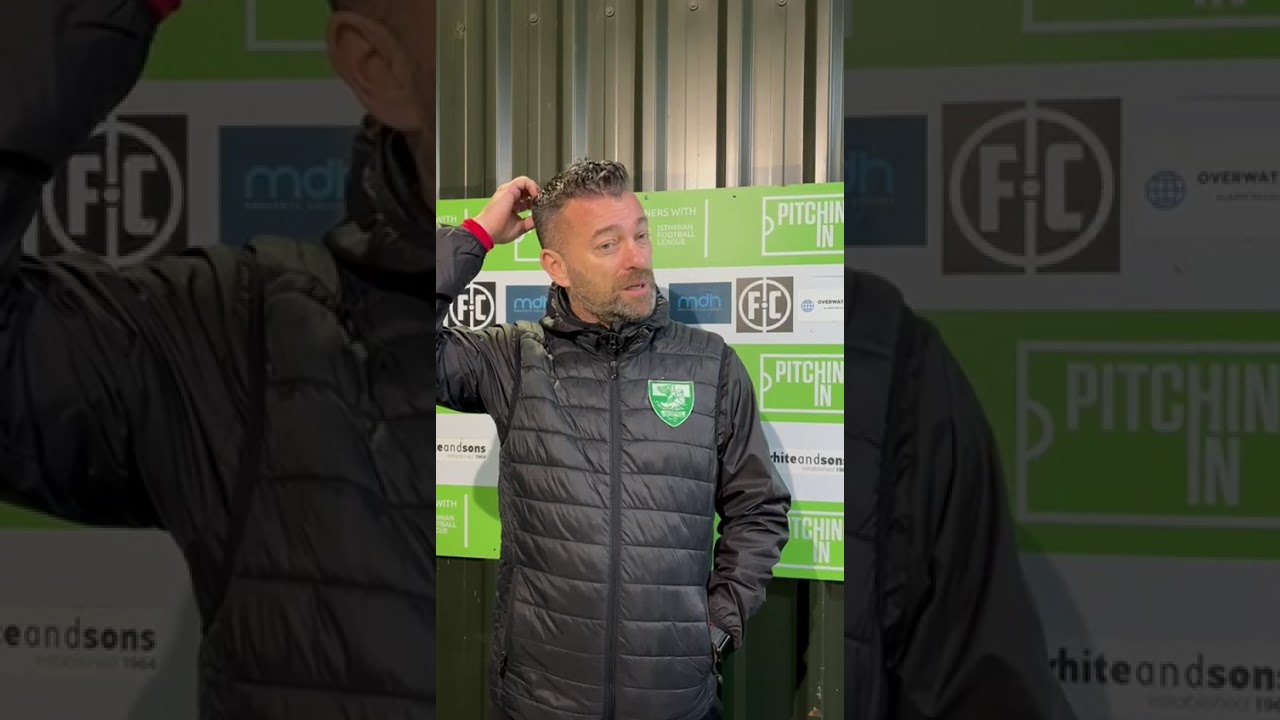 Ian Selley - post match Horsham