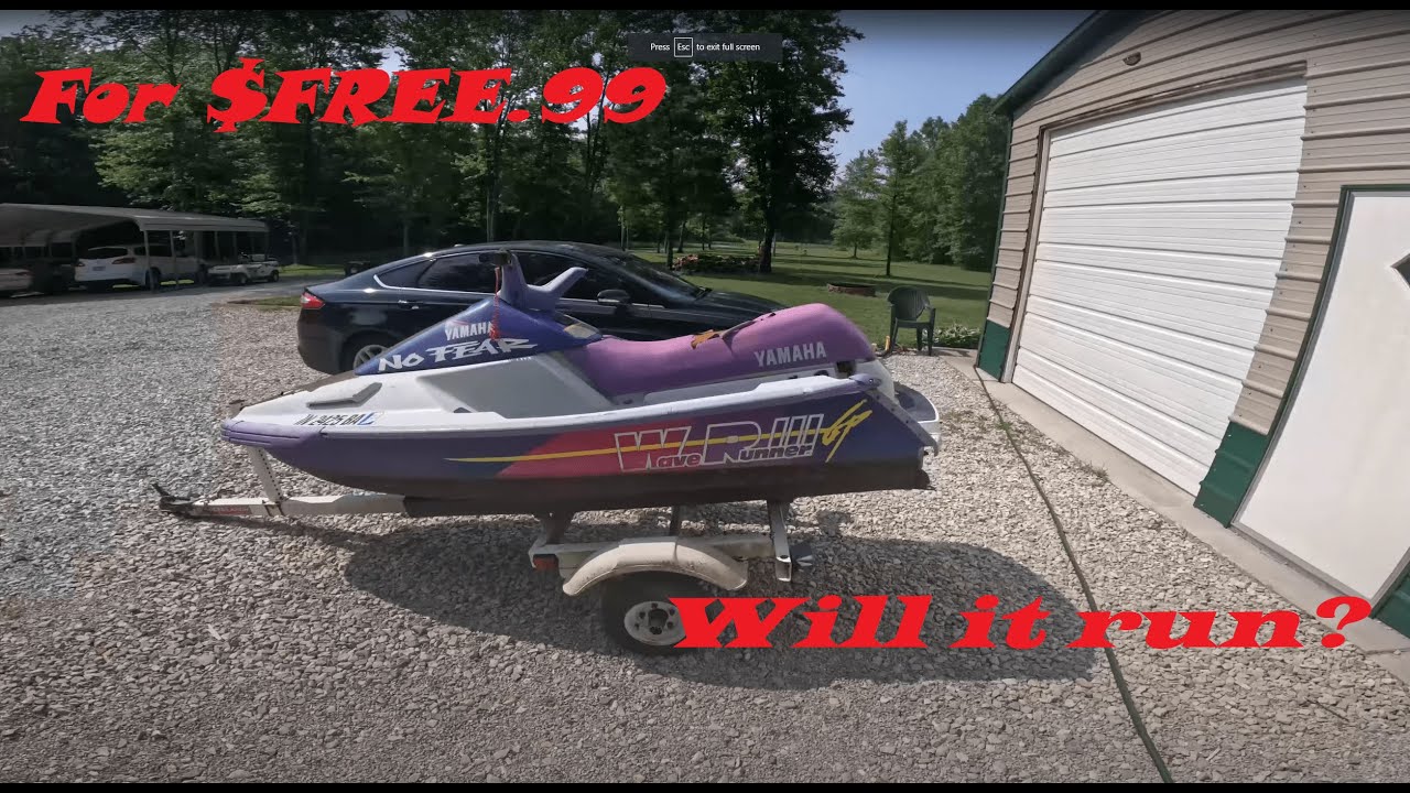 I Got A FREE Jet Ski - Will It Run?