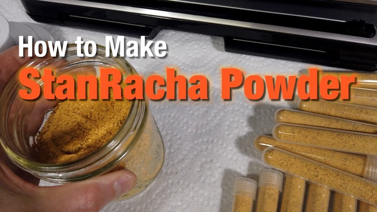 How to make a Sriracha style pepper powder spice blend (StanRacha)