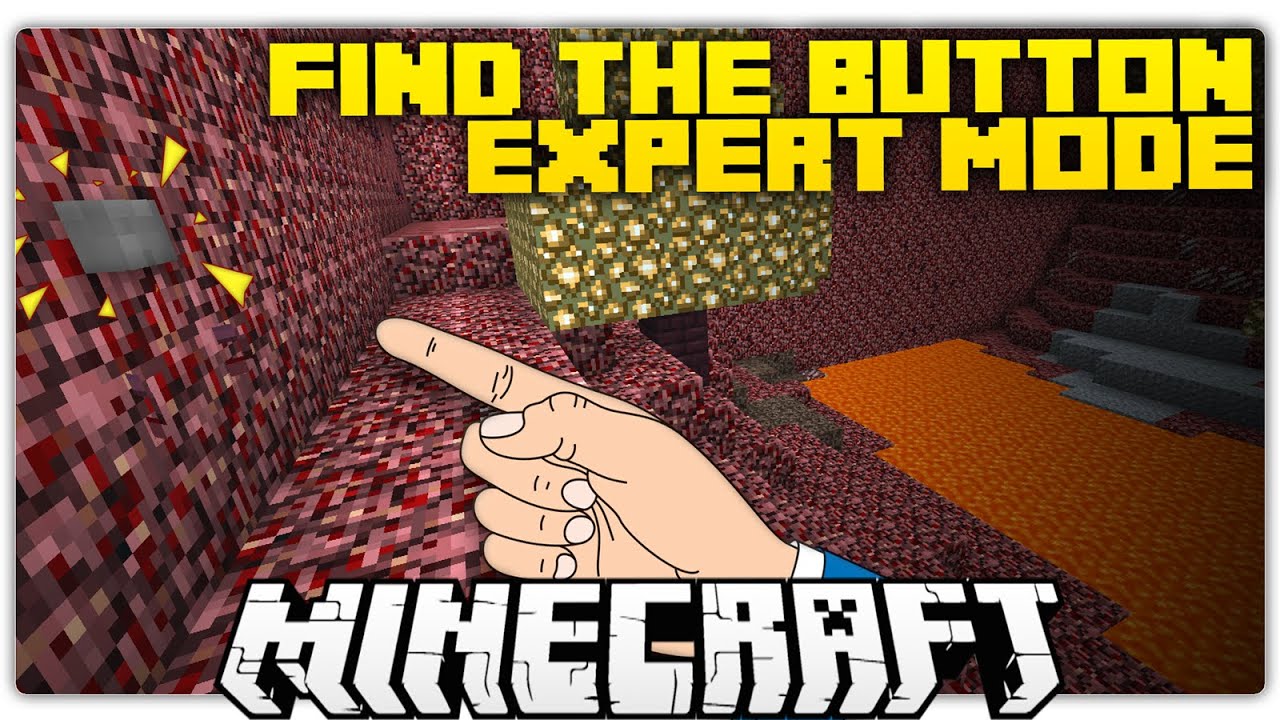 Minecraft | EXPERT MODE Find The Button | Custom Puzzle Map