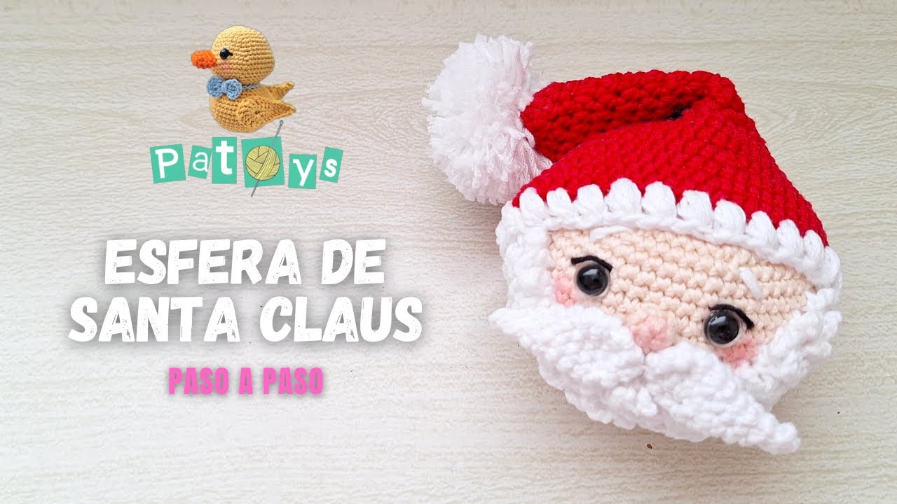 ESFERA DE SANTA CLAUS AMIGURUMI