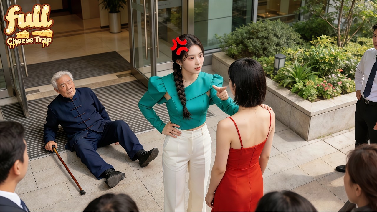 Poor Girl Helped An Old Man Pushed Down—He Turned Out To Be The CEO’s Grandpa! Her Fate Changed!
