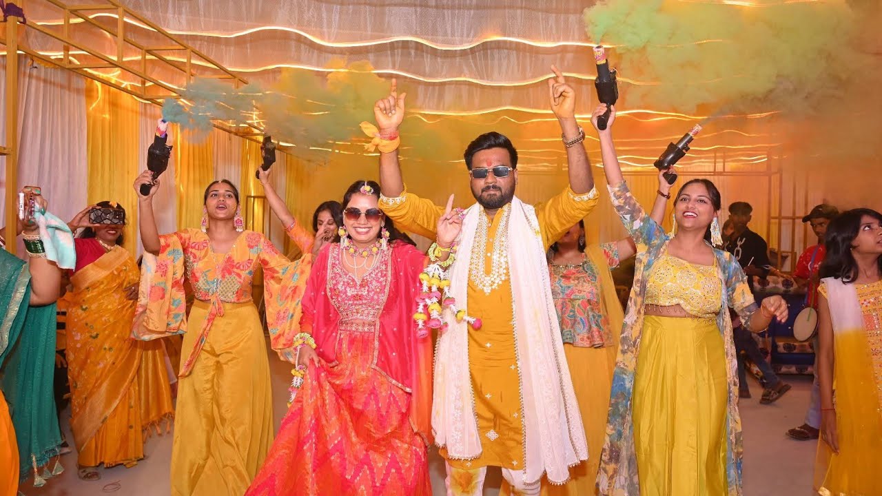Haldi Ceremony || Dipak and Sonam || Best haldi ever @pointlessvlogging 