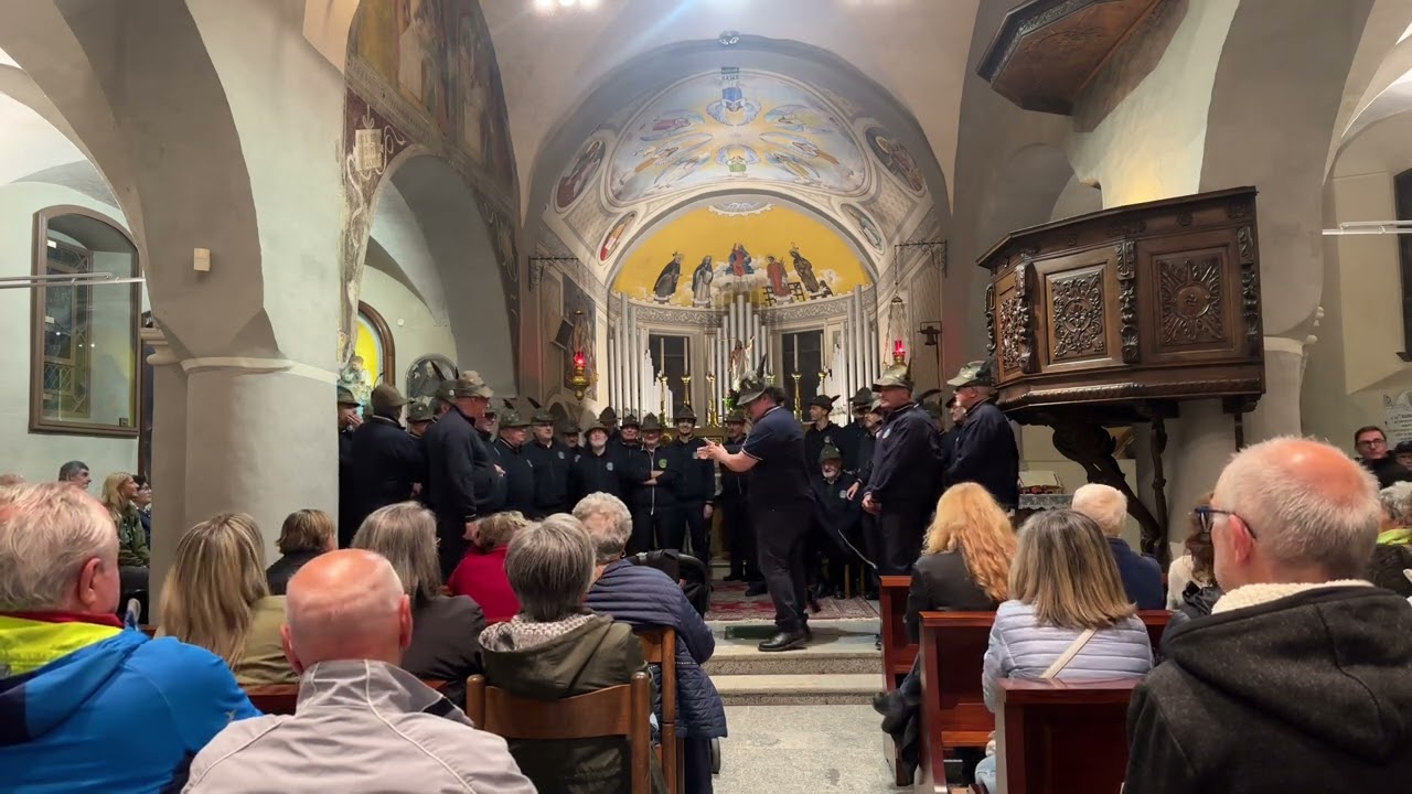 Adunata Nazionale Alpini a Biella 2025 - Concerto a Verrone - Coro ANA Milano