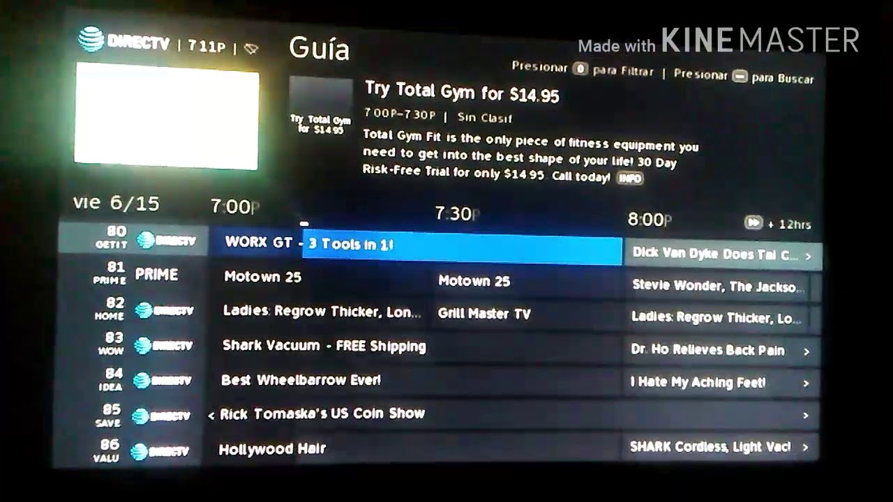 DirecTV Guide Channel Surfing