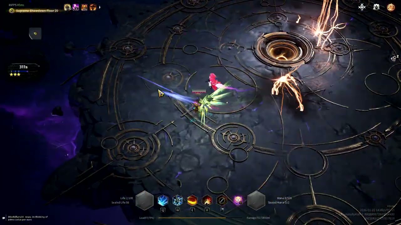 Season 11 Supreme Showdown Wave 20 Armor Stack Thunder Spike (Torchlight)