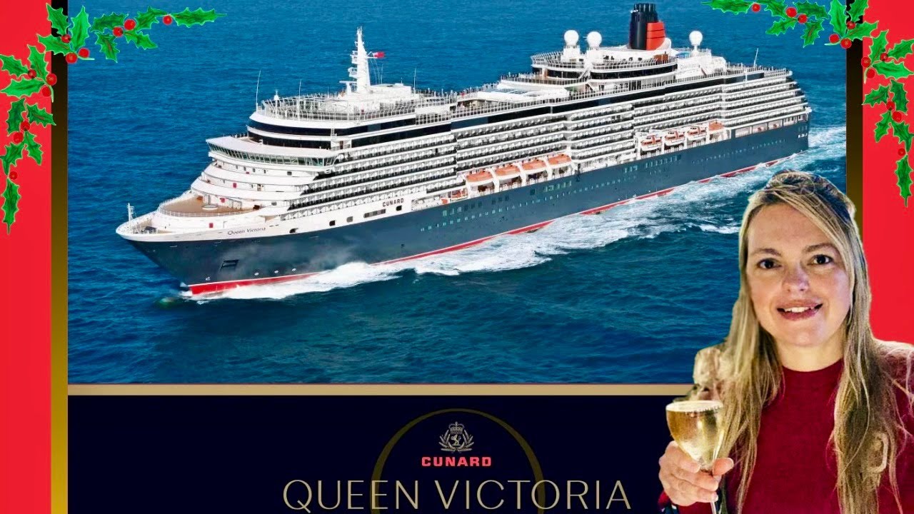Christmas Cruise on Cunards Queens Victoria | Balcony Cabin Tour & FIRST look!