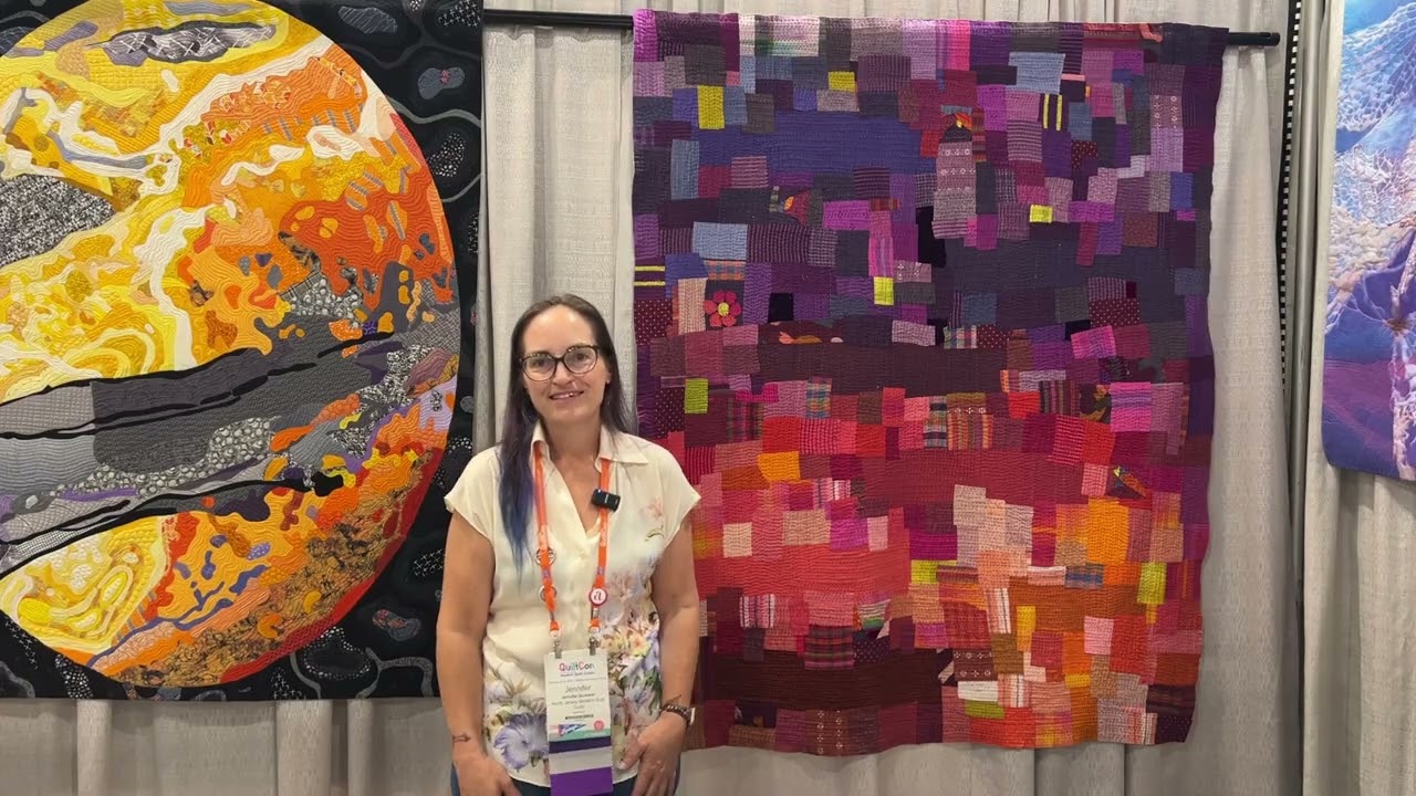 Brandy Maslowski's interview with at Jennifer Strauser QuiltCon 2026 