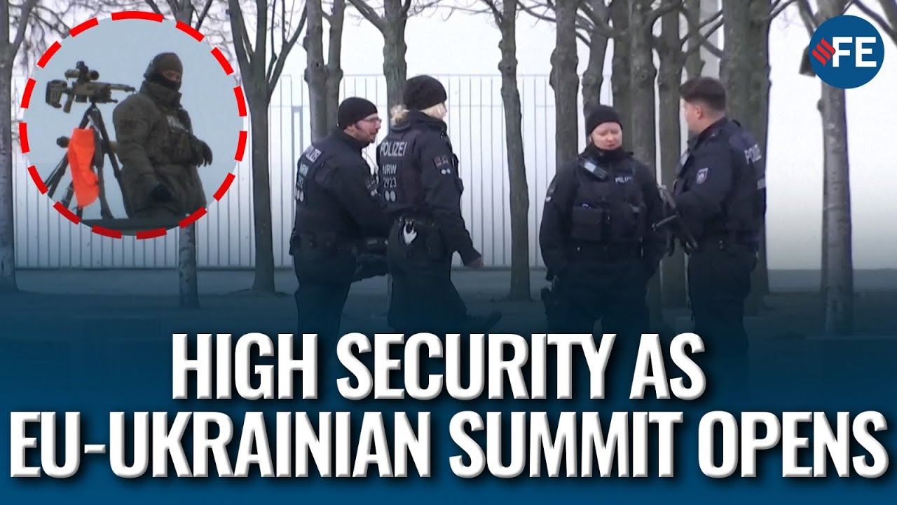 High Security in Berlin as EU-Ukrainian Summit Begins, US Envoys Push Peace Plan