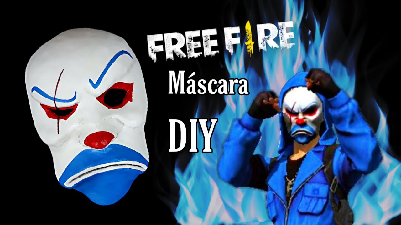 DIY- Cómo Hacer la Máscara de el GRAN CRIMINAL AZUL ||Free Fire ||