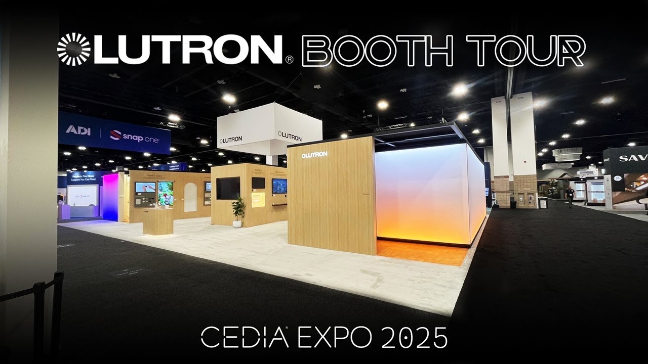 Lutron Booth Tour 2025: Smart Lighting & Automation