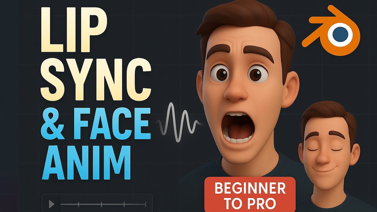 Facial Animation & Lip Sync in Blender | Animate Dialogue Like a Pro
