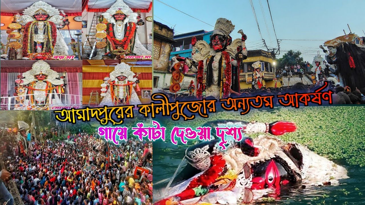 আমাদপুরের কালী বিসর্জন 2024 || Amadpur Kali Puja Vasan 2024 #vlogs2024