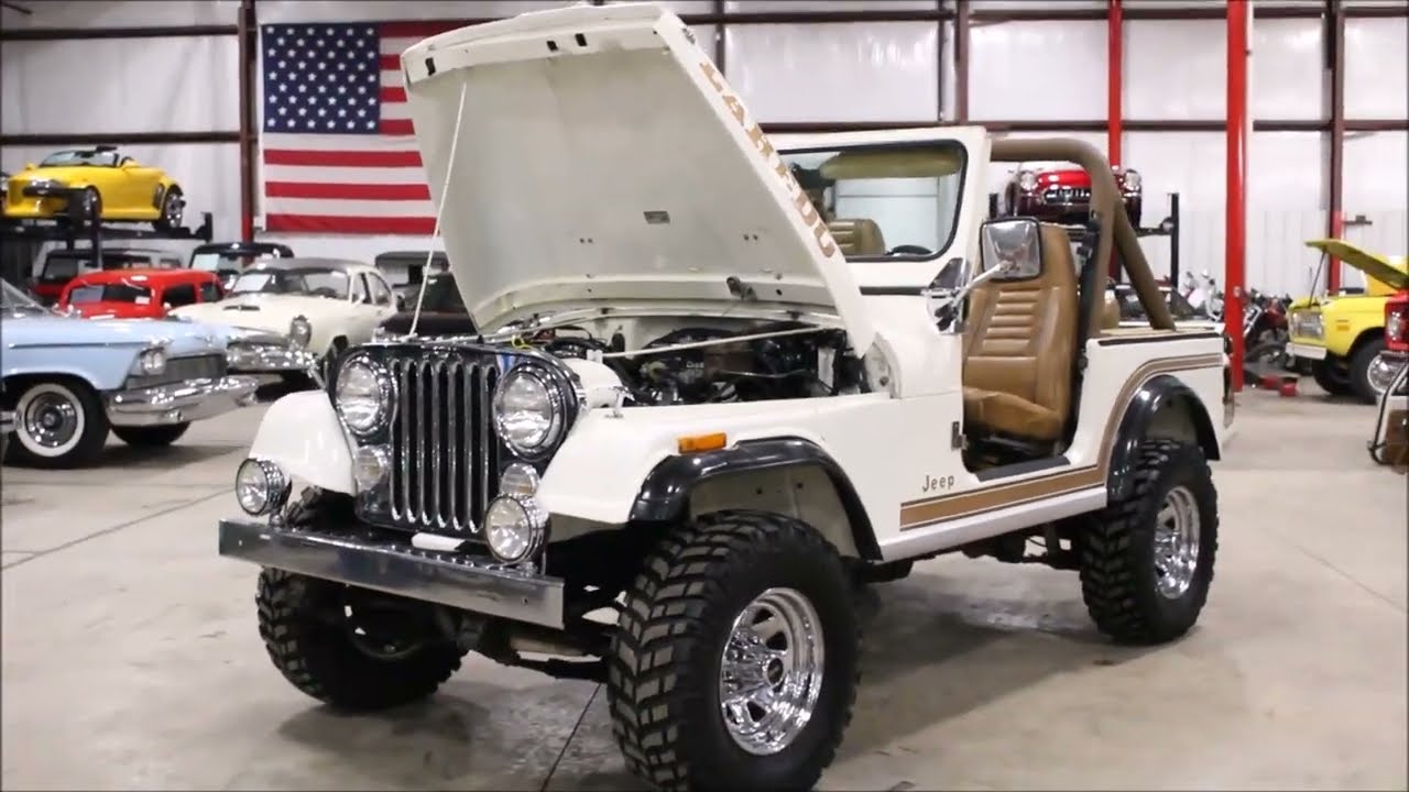 1986 Jeep CJ7 Laredo white