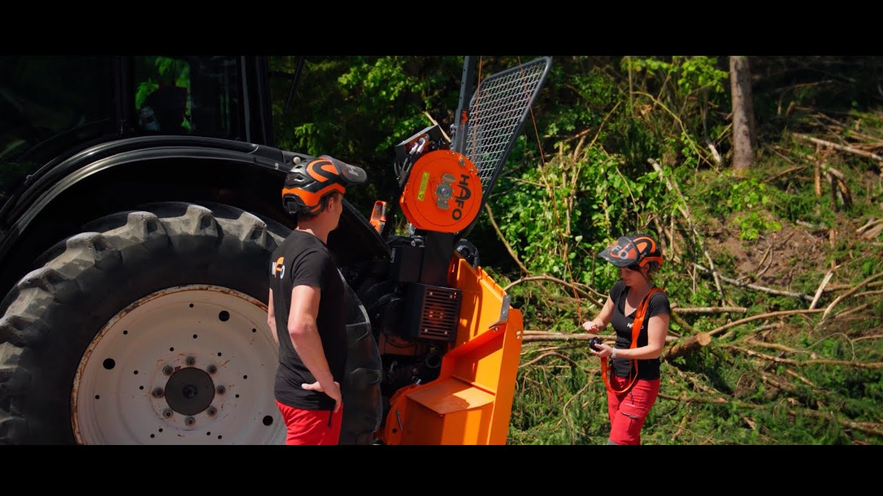 Seilziehen mit der HAFO Hilfswinde