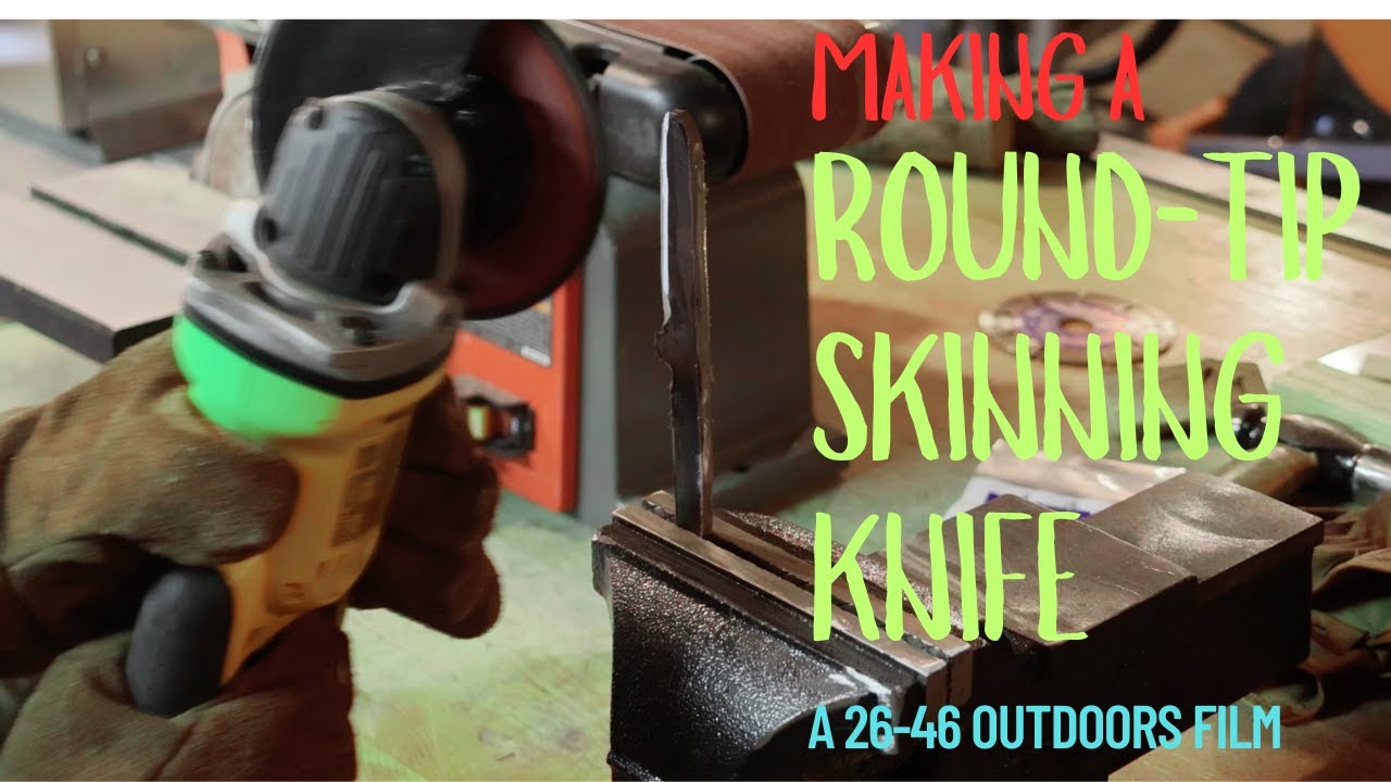 I made a round tip rope handle skinning knife