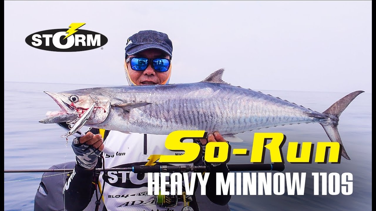 Casting for Spanish Mackerel using Storm So-Run Heavy Minnow 110S (New Colours)